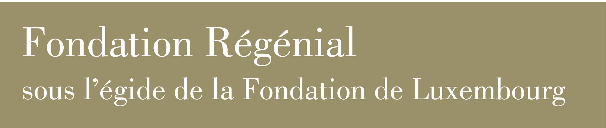 Fondation Régénial_Default logo
